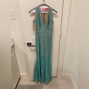 BCBG Teal/Mint Special Occasion Dress- worn once
